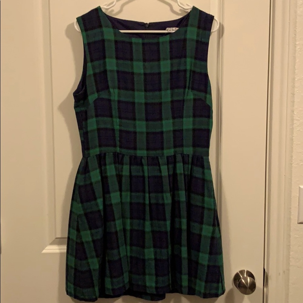 Plaid Mini Dress